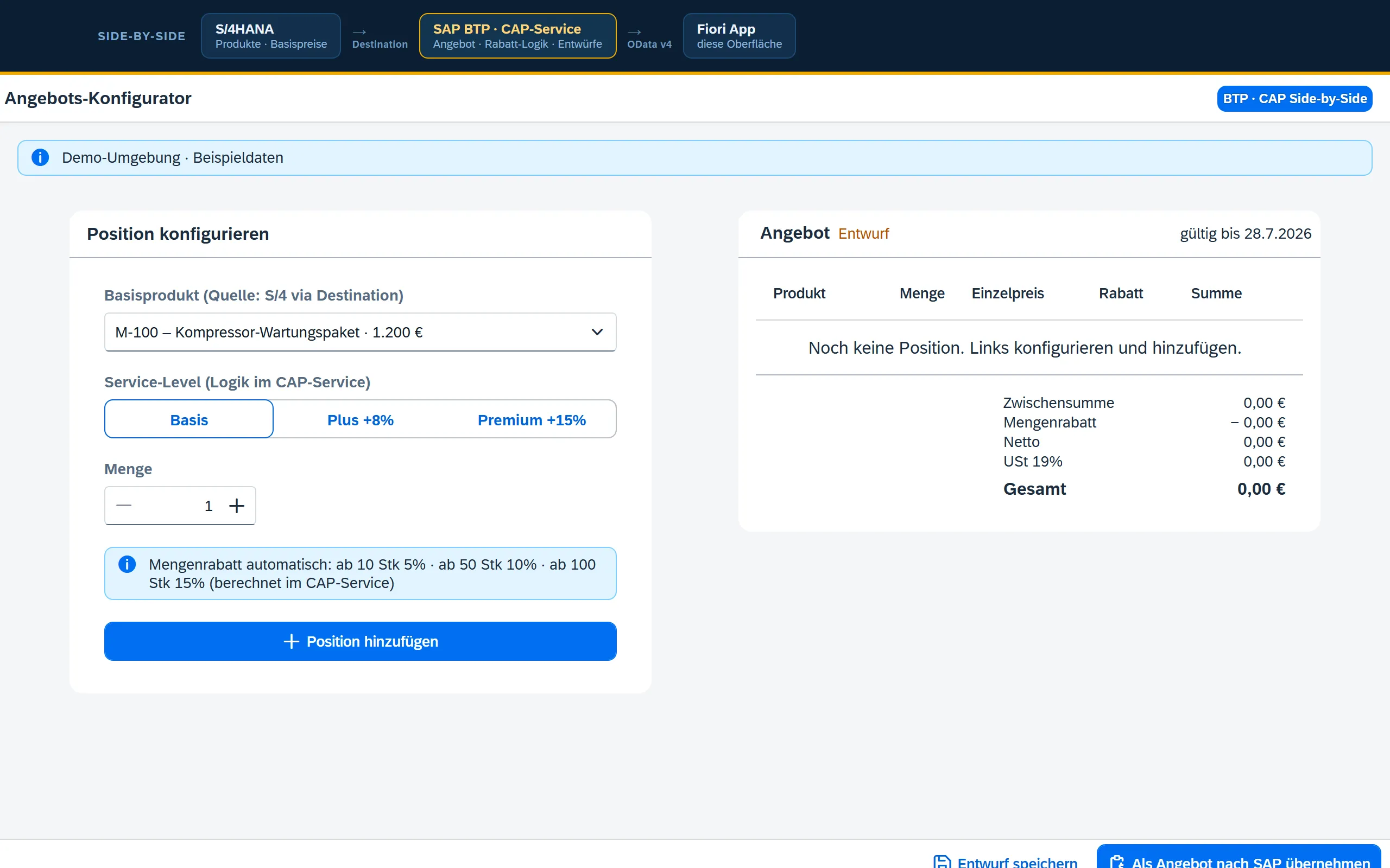 Vorschau SAP BTP Extensions